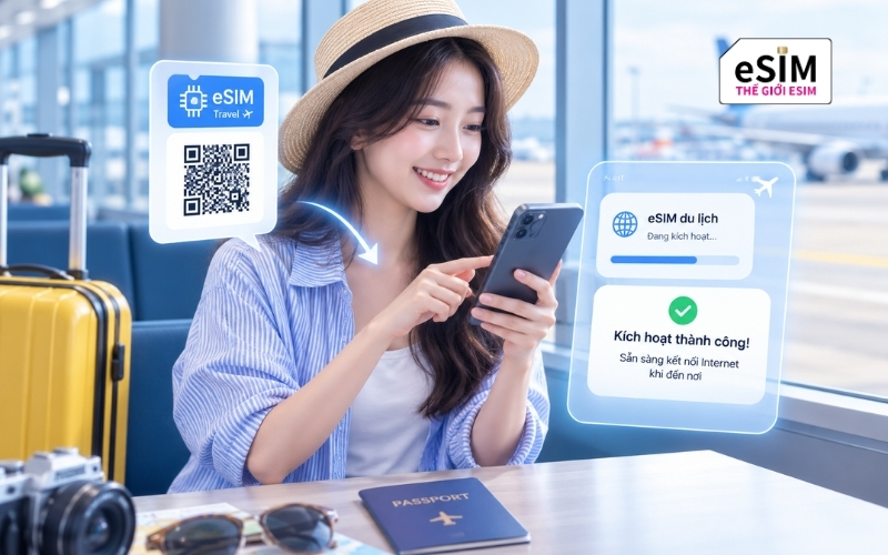 Biết được thời điểm kích hoạt eSIM du lịch để lựa chọn cách dùng thuận tiện, tiết kiệm và hiệu quả nhất